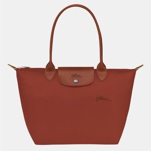 Longchamp Le pliage medium tote bag in chestnut